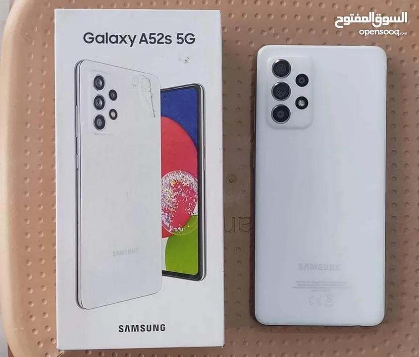 سامسونج اخو الجديد A52s 5G جيجا 256 أغراضة والكرتونه الأصلية متوفر توصيل وهدية