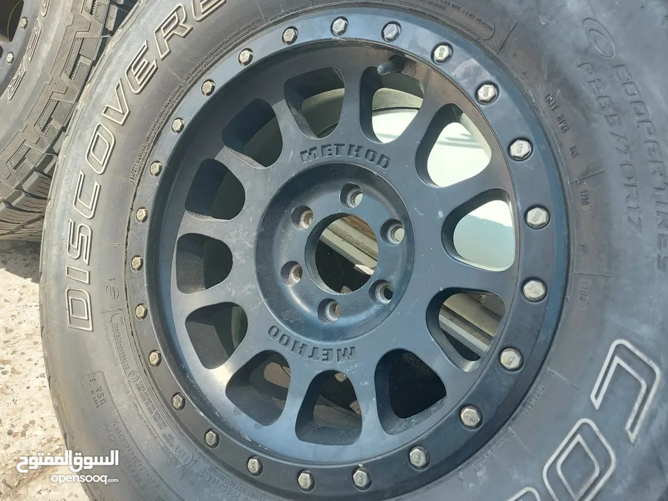 DHS 2500/= METHOD RIMS - SLIGHTLY USED 17 "