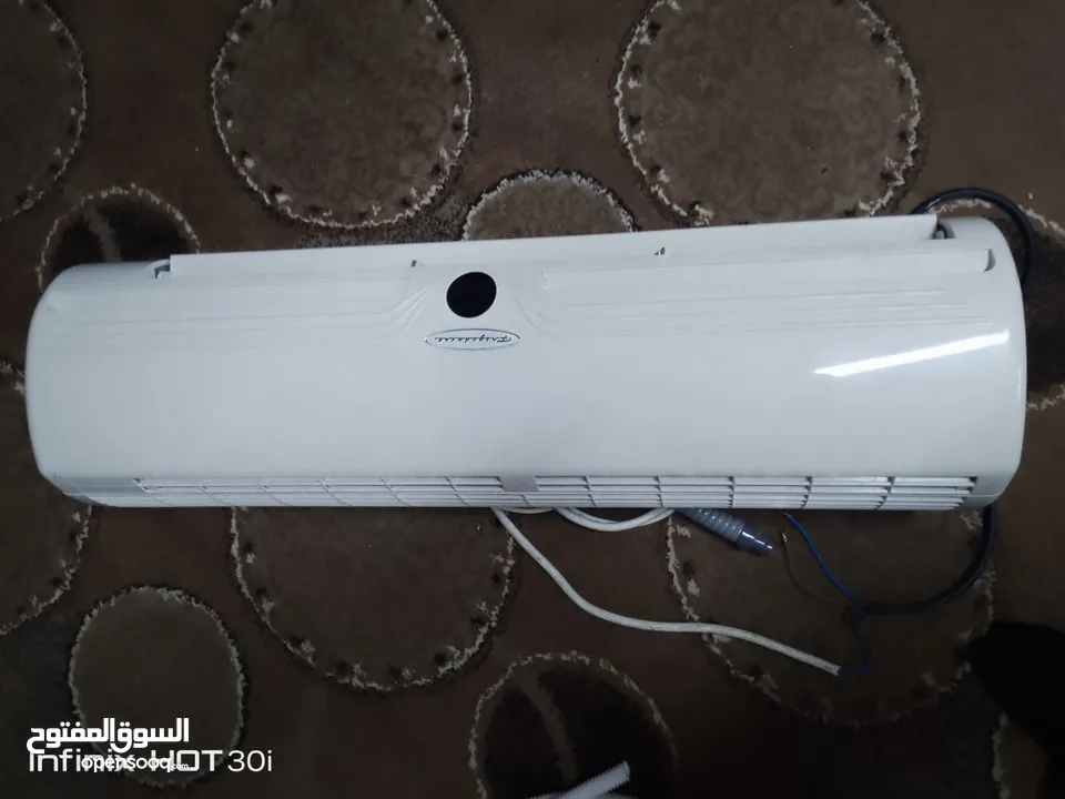 مكيف فريجيدير طن ونص غازو محبوس بحاله الوكاله اشتري وركب وبرابيشوا معاه 3 متر كت