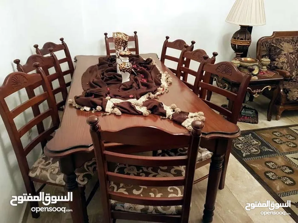 طاولة سفرة 8كراسي