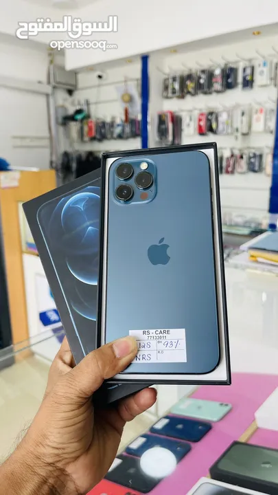 iPhone 12 Pro Max, 128gb Blue Arabic