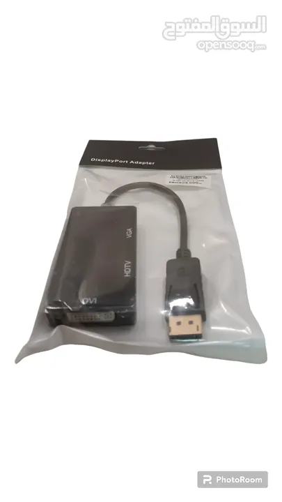 وصله 3 في 1 Dp - HDMI - VGA - DVI DP-HDMI-VGA-DVI 3 in 1Adapter