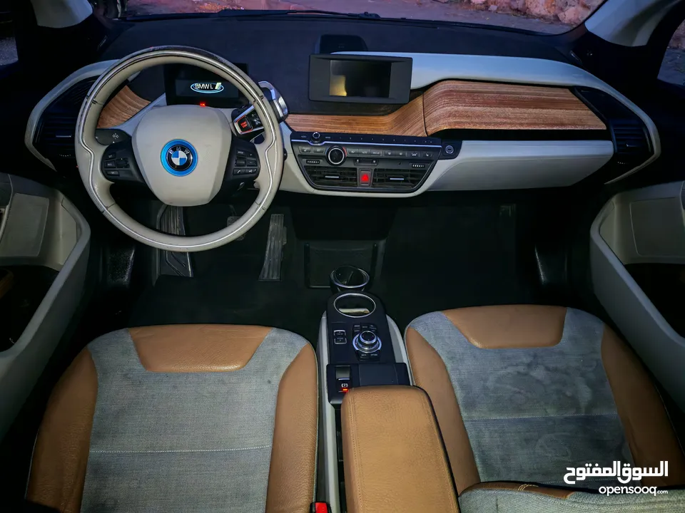BMW i3 2014 فحص كامل تقطع بالشحنه الواحده 120 كم ممشى قليل 77الف كم
