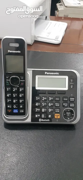 تلفون أرضي لاسلكي panasonic مع رد آلي