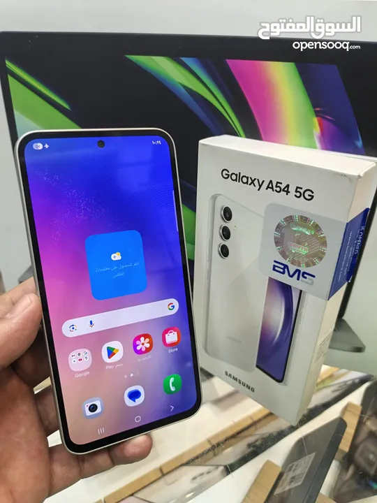 Samsung A54 5G وارد الوكيل BMS 256 GB بحالة الوكاااله