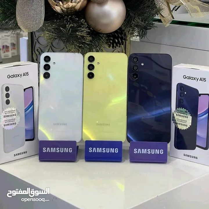 جديد Samsung A15 رام 8 و 12 و 16 جيجا 128 و 256 متوفر توصيل هدية كفر ولزقة وشاحن الاصلي