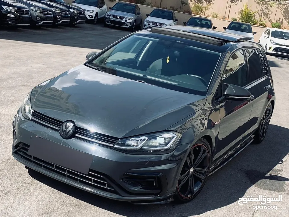 جولف Golf Tsi MK7.5 موديل 2018  بحالة الوكالة تسيير 2021  السيارة فللل اضافات