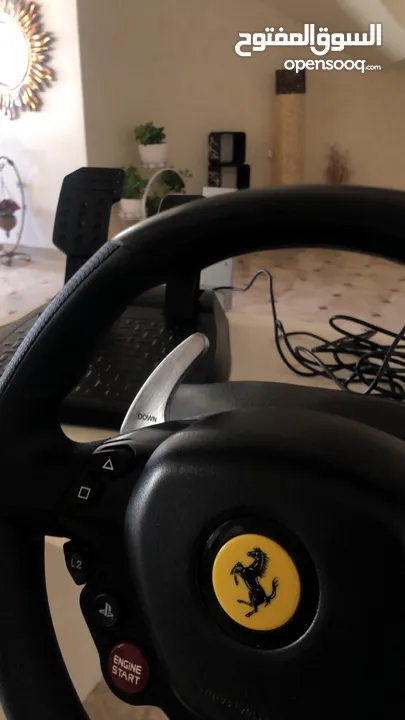 عجلة السباق Thrustmaster T80 Ferrari 488 GTB Edition PS4 - أسود  TM-WHL-T80 فيراري 488-GTB / 4160672