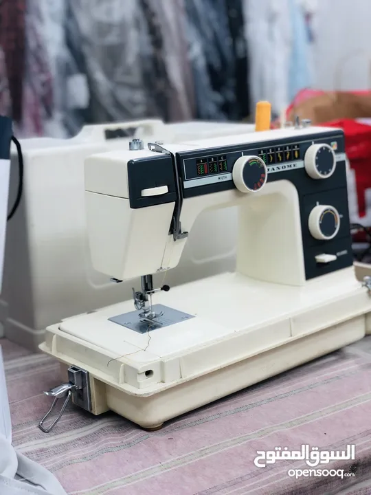 Janome sewing machine for sale للبيع مكينة خياطة جانوم تايواني ممتاز