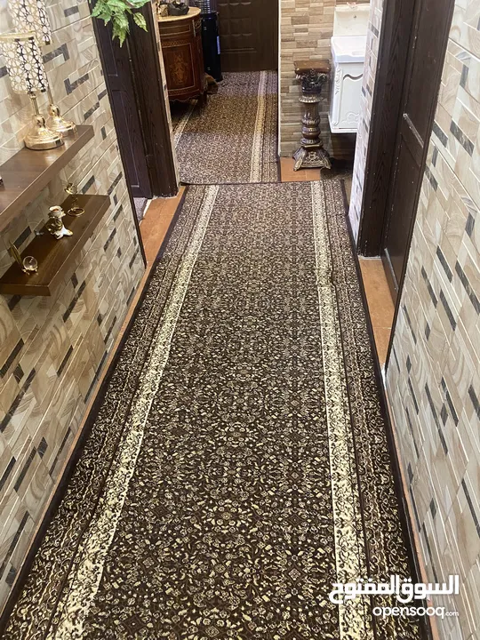 سجاد تركي عجمي قطعتين كل قطعه حجمها 120/4