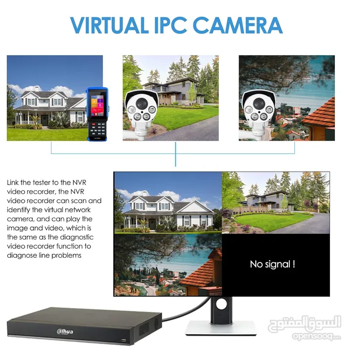 IPC 931 Plus IP Camera Tester فاحص كاميرات 8MP 4K