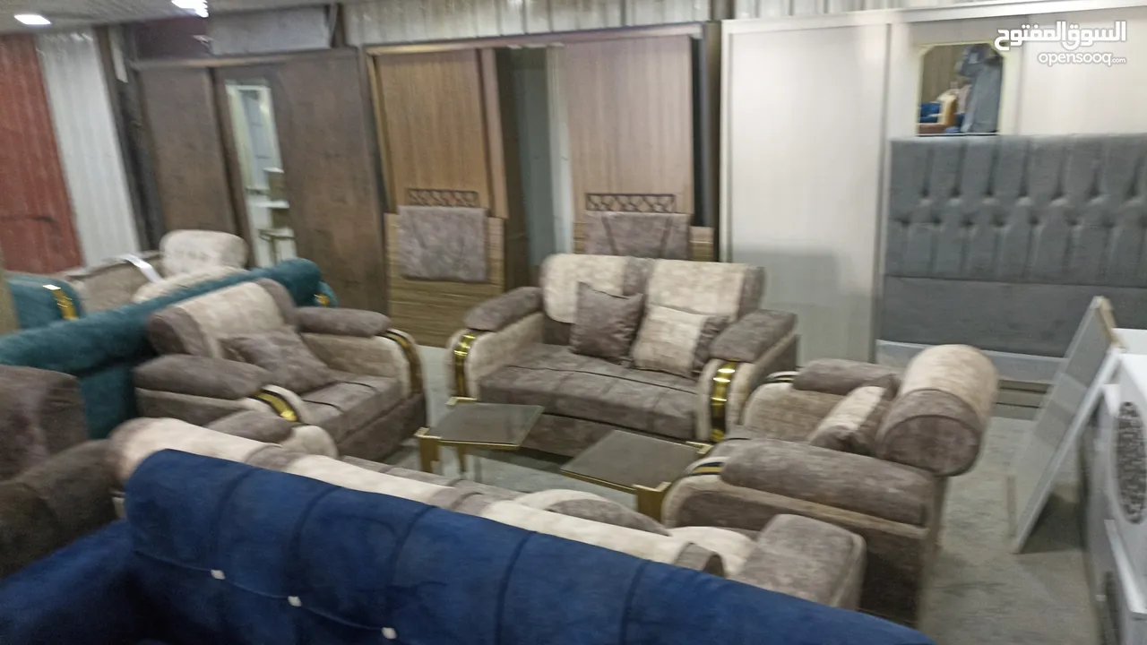 كنب 7مقاعد جميع الالوان متوفره عرض لاسبوع فقط 249