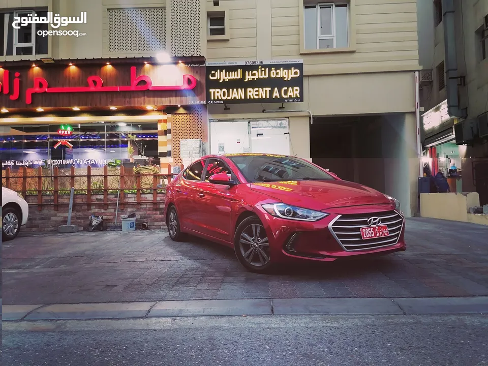 هيونداي النترا 2019 فل اوبشن للايجار -rent a car