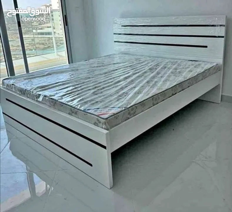 Brand new wood bed with medical mattress