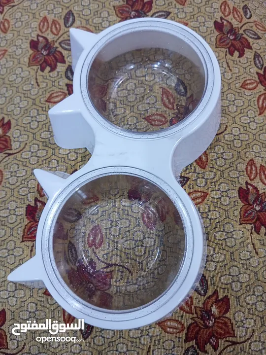 لتر بوكس حجم كبير للبيع مع صحن اكل مزدوج مع علبة شامبو قطط 500 ml