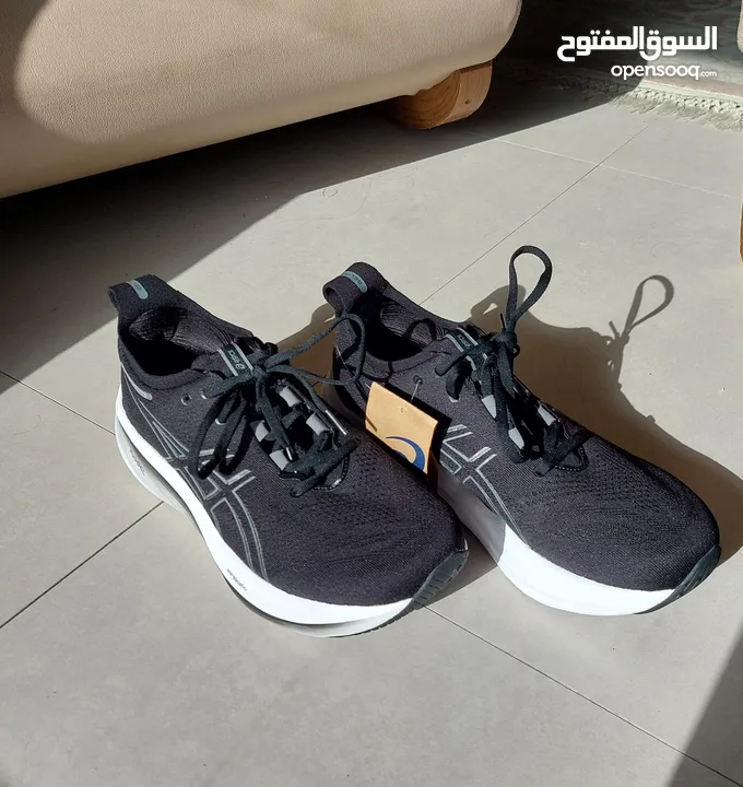 asics GEL-NIMBUS26  black and white   بوت جوتي جيلنمبس26 اسود وابيض اسيكس  shoes