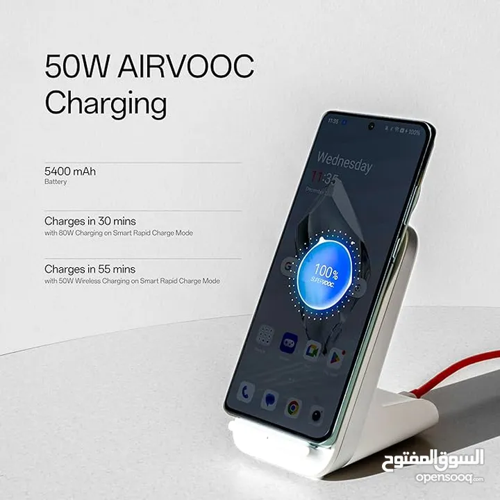 OnePlus AIRVOOC 50W Wireless Charger شاحن ون بلس 50 واط ويرلس