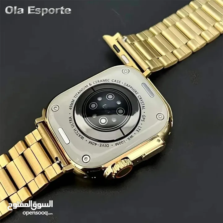 Ultra max Gold Smart Watch Bluetooth Call Men Smartwatch Newest Watch Ultra Wireless