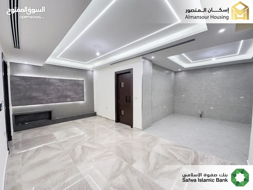 شقة طابق اول 220 م2 يسار فاخرة للبيع في منطقة خلدا / مشروع العوجانية 2 ( إسكان المنصور )