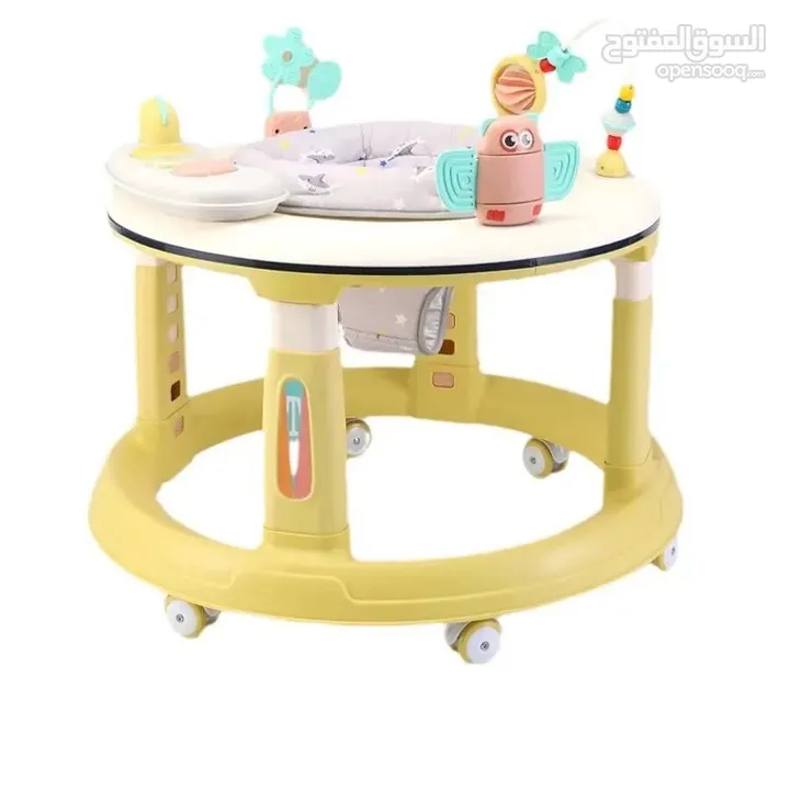 عرض خاص على مشّاية الأطفال الذكية 360 درجة من Island Toys مع اضاءة على الدائرة العلويه للكراجة
