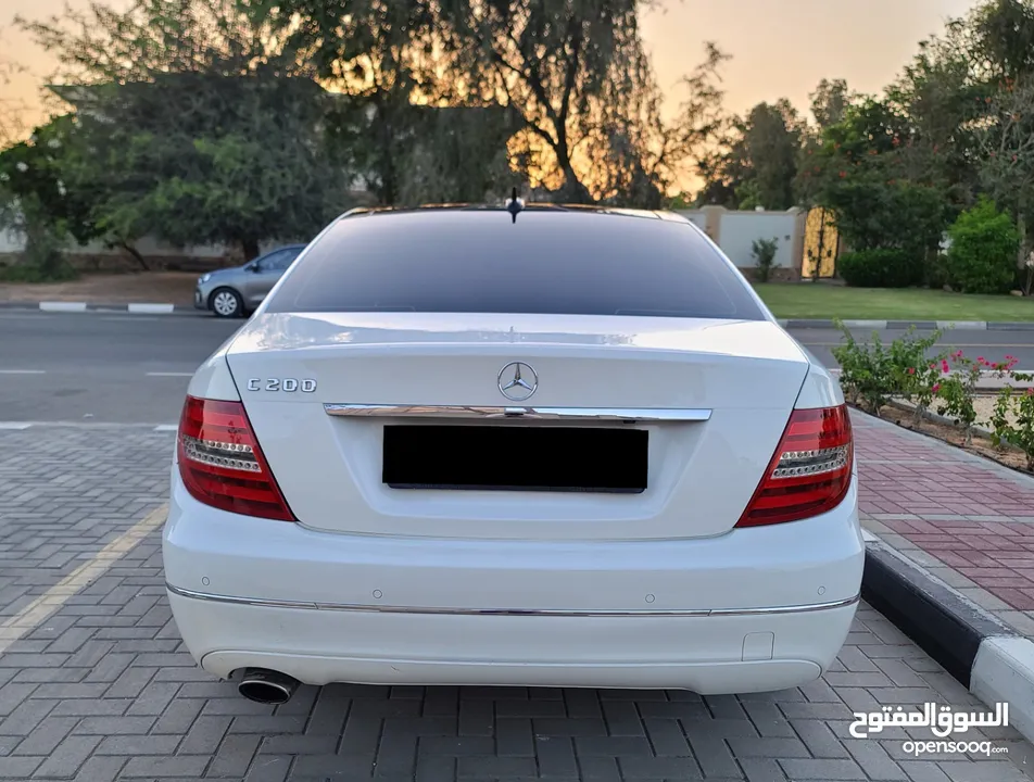 Mercedes C200, Top Option, Gcc Specs, Panoramic Sunroof, Good Condition