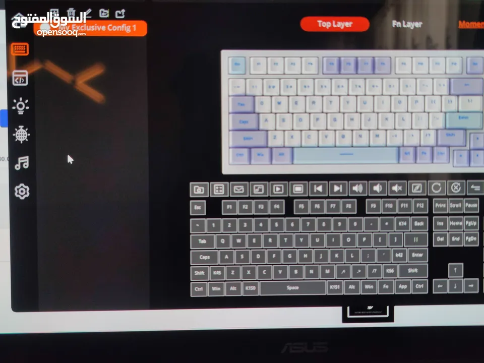 للبيع كيبورد AJAZZ AK820 بحالة ممتازة
