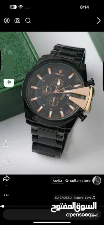 ساعات كاربون رولكس رادو