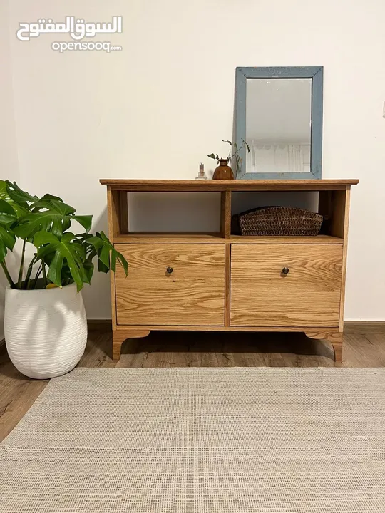 Handmade Oak Timber Console – 110x80x40 cm*