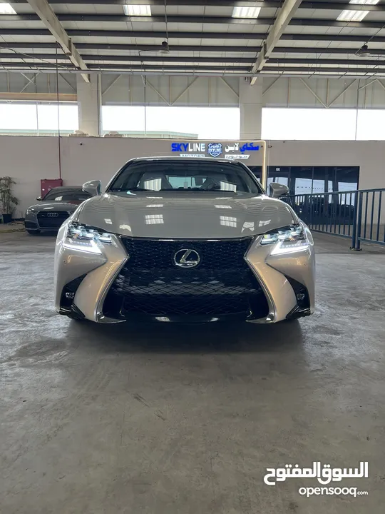 لكزس جي اس 350 اوراق جمارك صبغ وكالة كامل محول من الخارج 2018 Lexus gs350 original paint