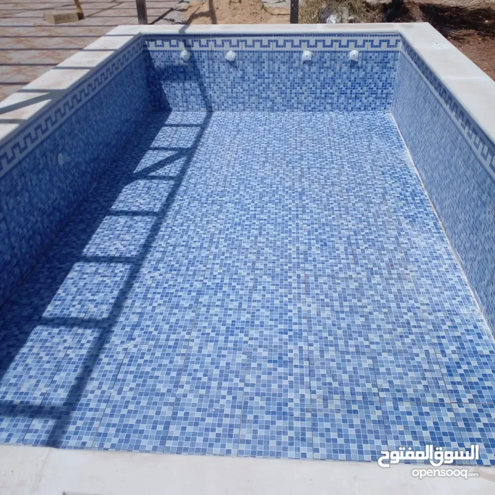 بناء مسابح برك سباحه للاطفال وللكبار بنظام سكيمر