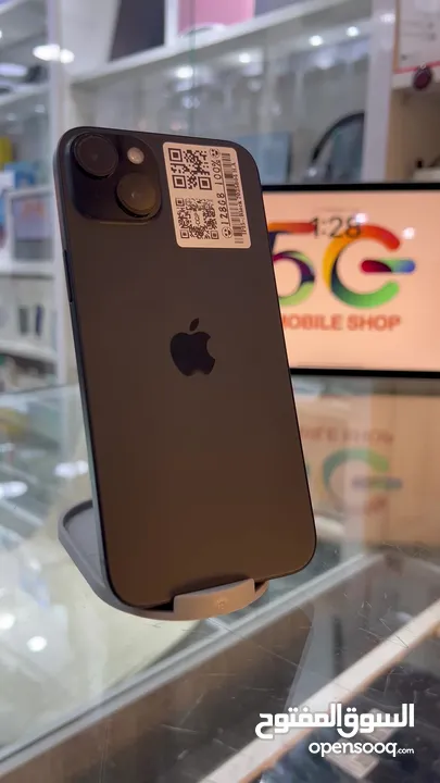 iPhone 15 Plus 128GB Black  وارد شرق أوسط بطارية : 100‎%‎