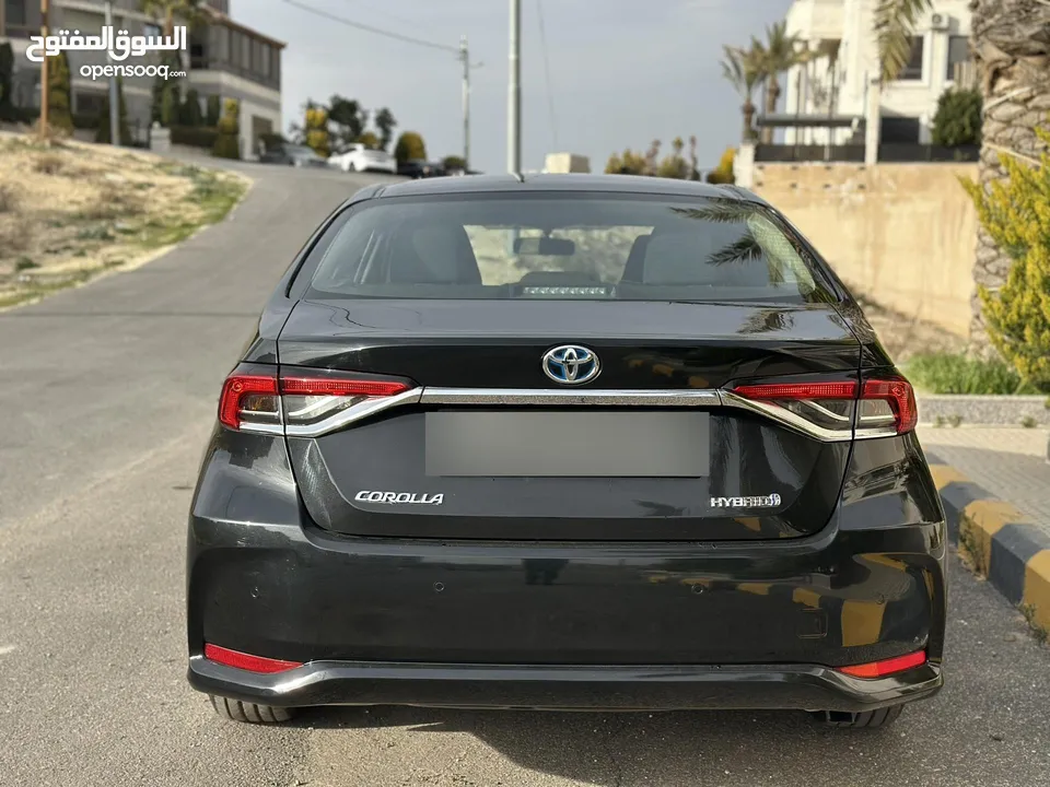 Toyota COROLLA 2019 (Hybrid) وارد الوكالة وصيانة الوكالة قاطعة مسافة 70 الف كم فحص كامل