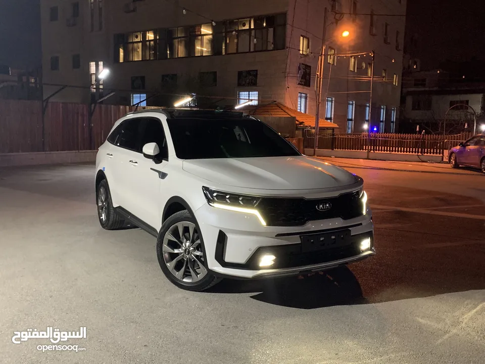 Kia sorento 6+1فلللللللللللللل بويه شركة مع بانوراما بسعررررررررر حرق حرق حرق