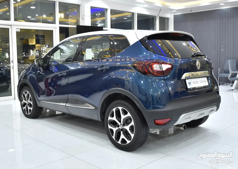 Renault Captur ( 2018 Model ) in Blue & White Color GCC Specs