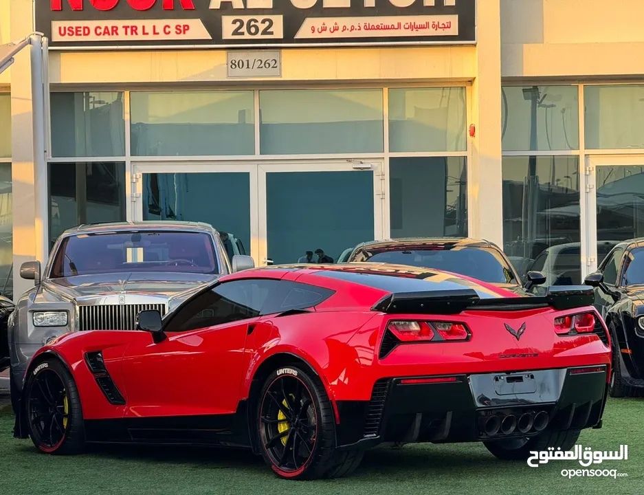 شيفروليه كورفت C7 جراند سبورت خليجي 2017 تشييكات الوكالة CHEVROLET CORVETTE GRANDSPORT 2017