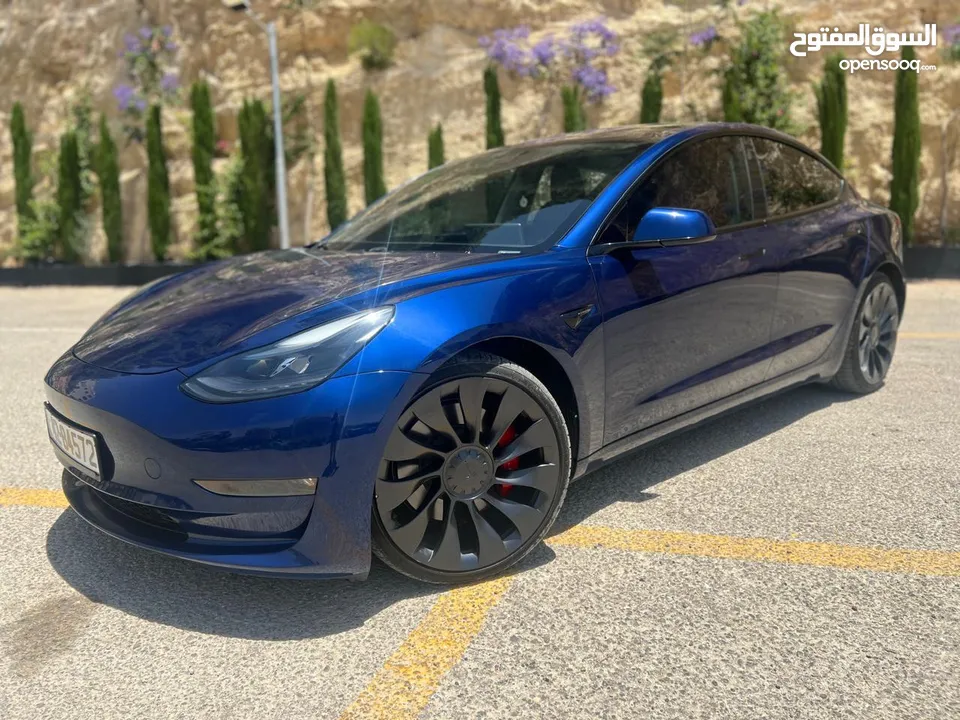 تيسلا موديل 3 لونج رينج بيرفورمنس Tesla Model 3 long range Performance