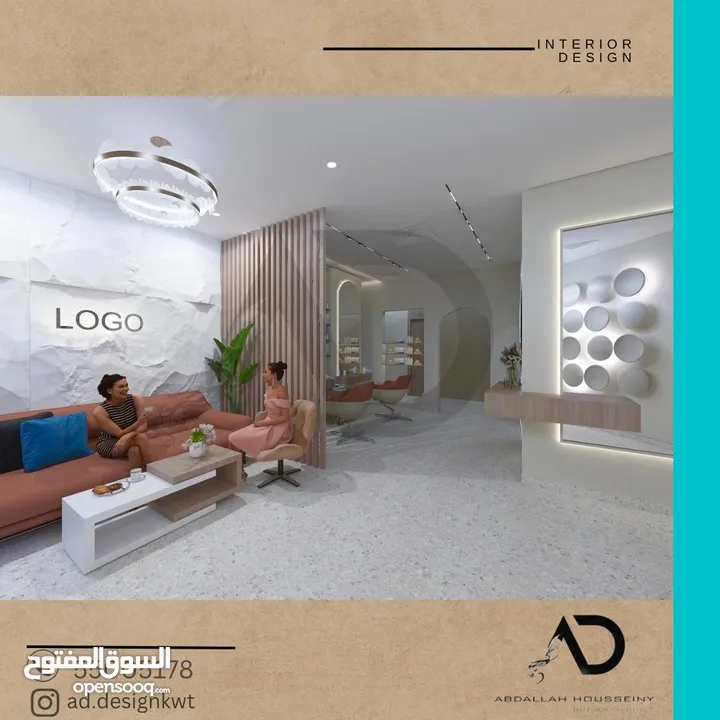 تصميم وتنفيذ وتشطيب ديكورات داخلية وبوث معارض ( المشاريع السكنية والتجارية) تسليم مفتاح م. ديكور