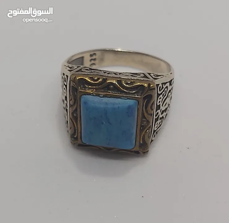 خواتم فضه 929 احجار كريمه و أوزان اغلبها خواتم ايرانيه ثقيله..