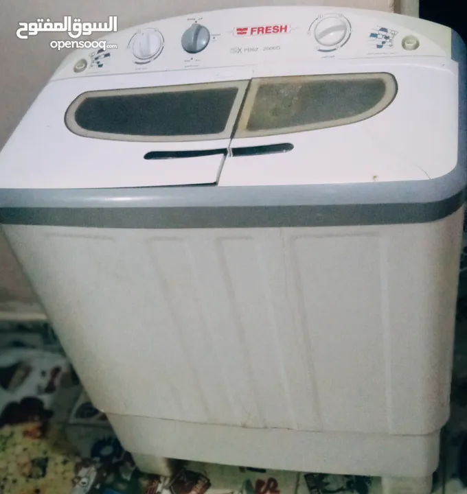 Fresh washing machine half automatic  condition: Excellent  price 2500