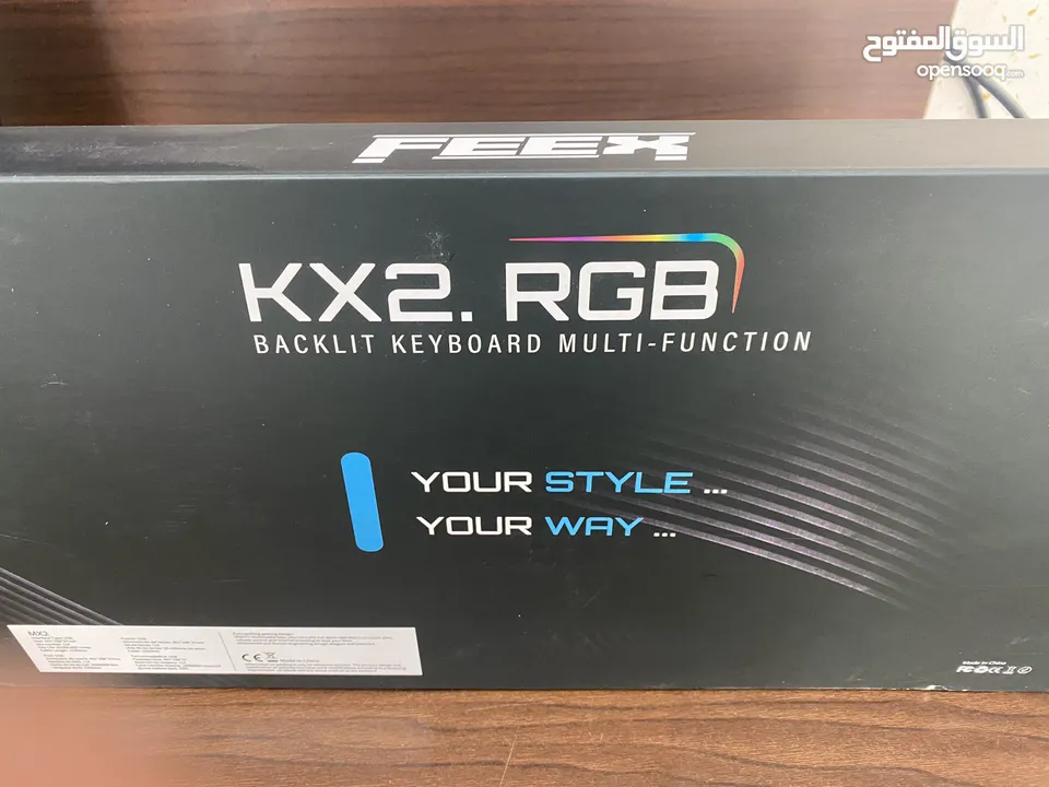 كيبورد gaming RGB اصلي feex بسعر حرق عرروض لنهايه الشهر