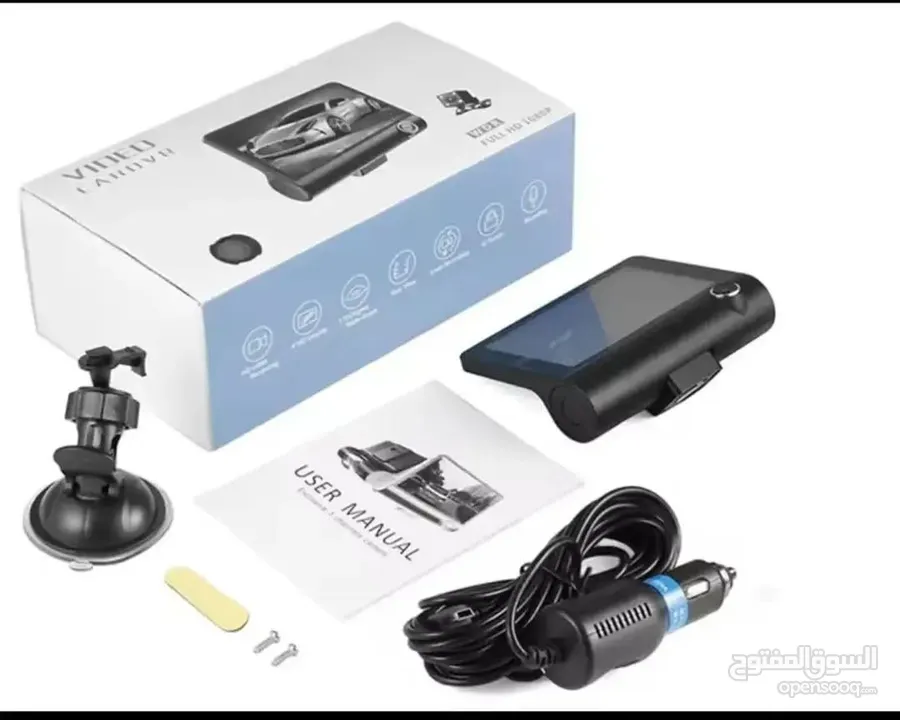 وفرنالكم كاميرا سيارة أمامية وخلفية وداخلي ‏3×1 VIDEO CAR DVR ‏FULL HD 1080P