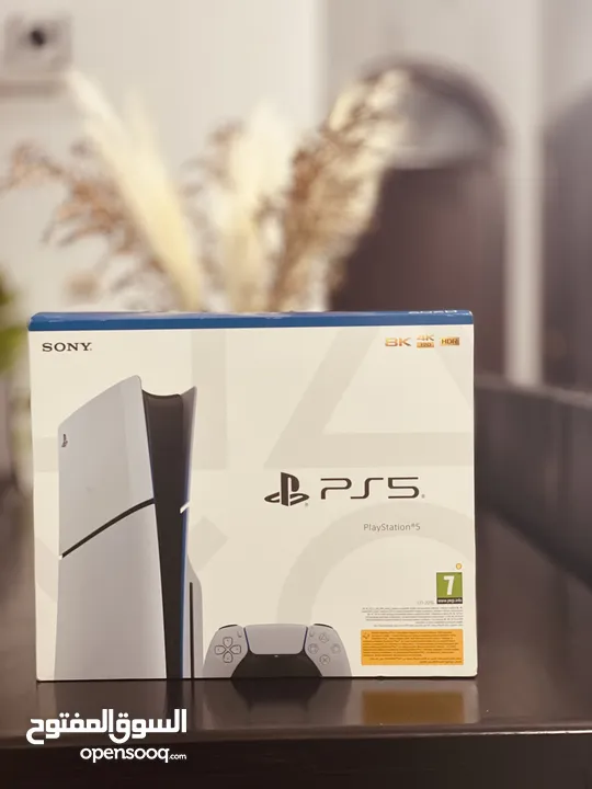 Ps5 slim 1Tera    بلايستيشن5 سليم مع سماعات