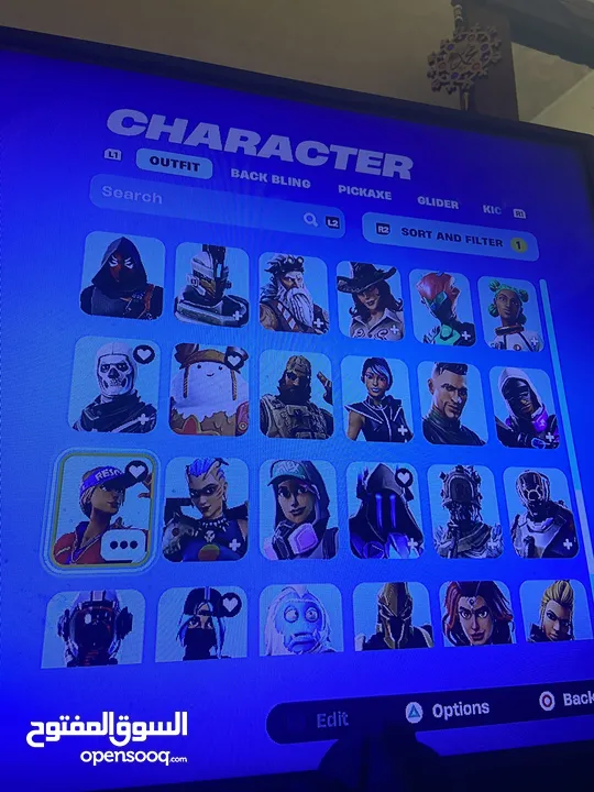 بيع حساب فورت نايت ب 170