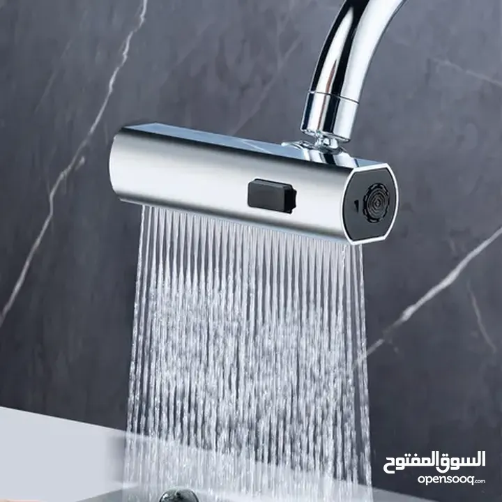 راس حنفية 4 في1 الجديد راسية حنفيه متحركة 4 حركات دوران 360 درجه