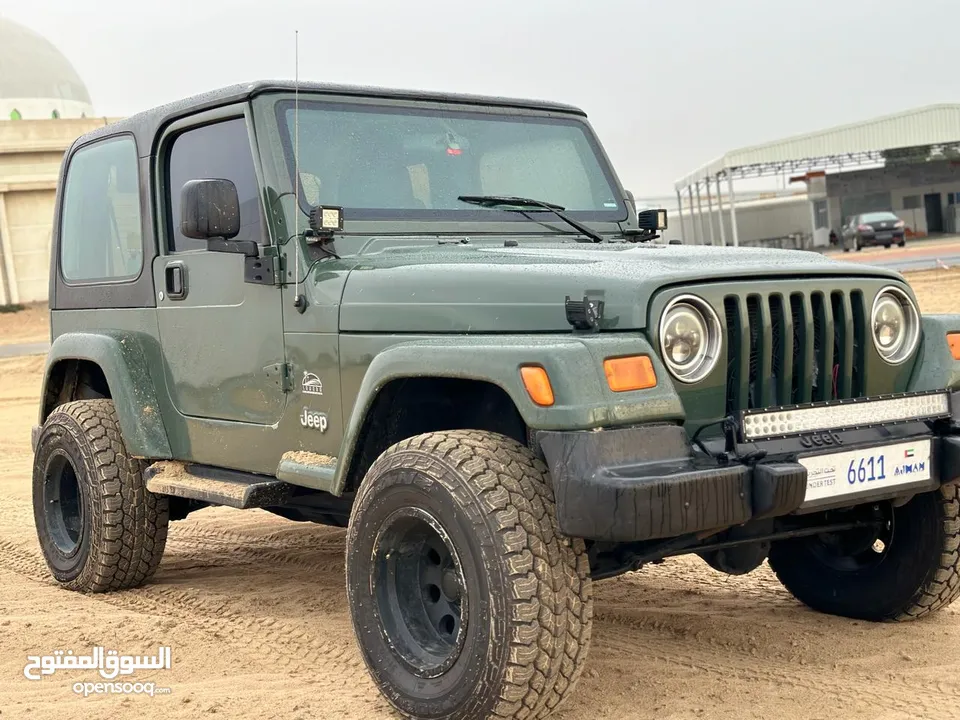 jeep wrangler GCC 2006 clean جيب خليجي نظيف  جدا ممشى قليل . سعر قابل للتفاوض