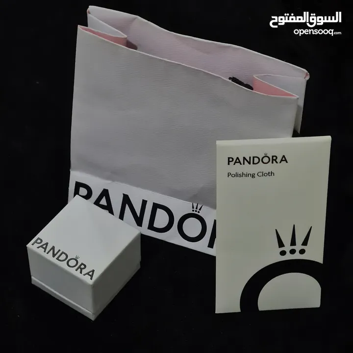 Pandora brand-new, authentic ring with original box, polishing cloth, and receipts – perfect gift.