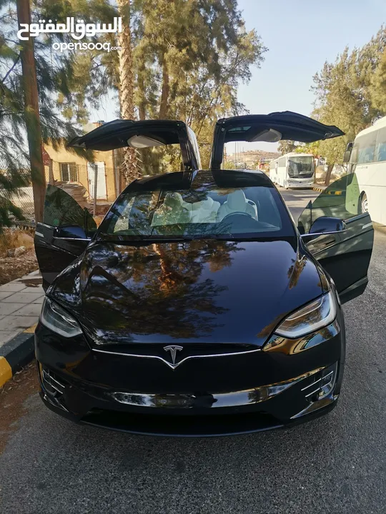 تيسلا موديل  dual motor Performance  موديل 2019 ممشى قليل جدا