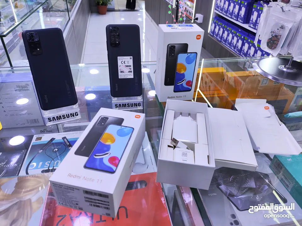 حبات وكالات Note 11 شاومي جيجا 128 رام 12 معه الكرتونه وا اغراضو متوفر توصيل