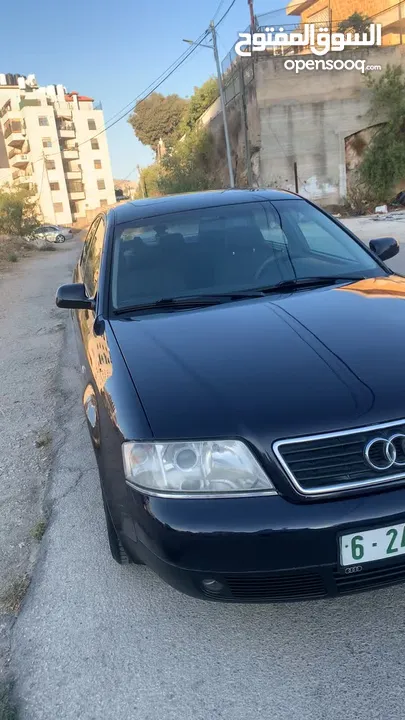 اودي A6 موديل 2001 لون كحلي مستعمله بيد بنت ،، معروضه للبيع بسعر مغري