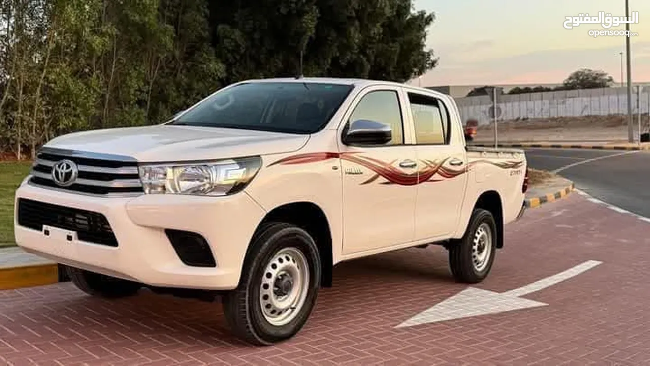 للبيع هايلوكس موديل 2021 صبغ الوكاله بدون حوادث 4x4